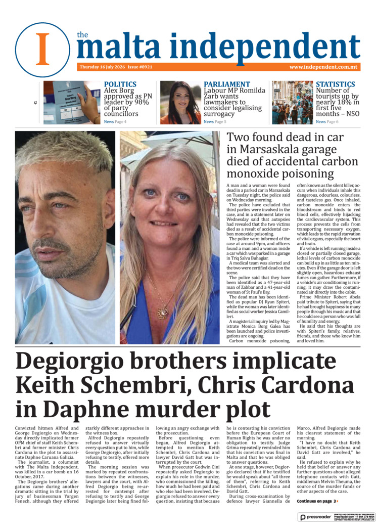 THE MALTA INDEPENDENT